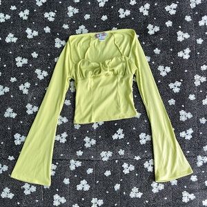 Urban outfitters neon green top